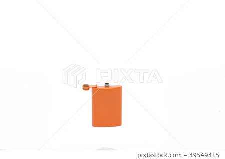 Aluminium orange flask. 39549315