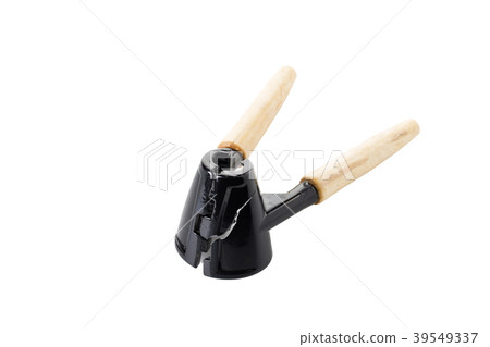 Nutcracker with wooden handle is broken. 39549337