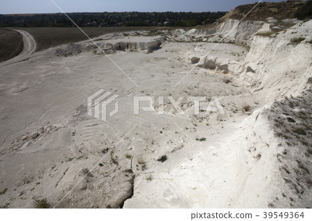 View of an abandoned quarry. View of an abandoned quarry. 39549364