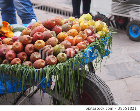 Peruvian Market Cactus Fruit Peruvian Market Cactus Fruit 39551821