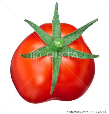 Plum tomato from above, paths Plum tomato from above, paths 39552781