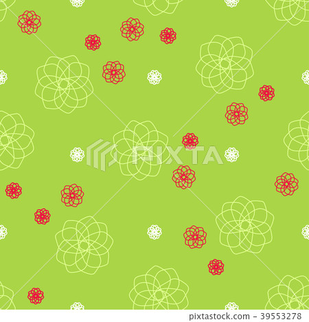 Abstract green seamless vector pattern - Stock Illustration [39553278 ...