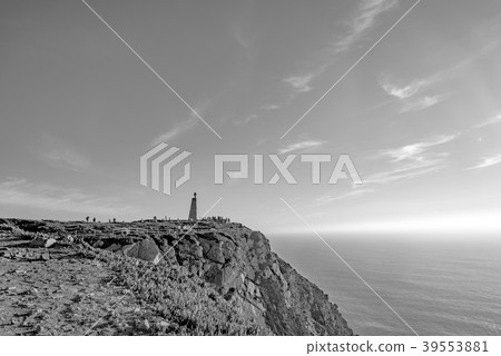 [Monochrome] Cape Roca at sunset-Portugal 39553881