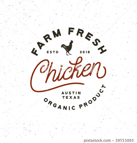 premium fresh chicken meat label. vector premium fresh chicken meat label. vector 39553893