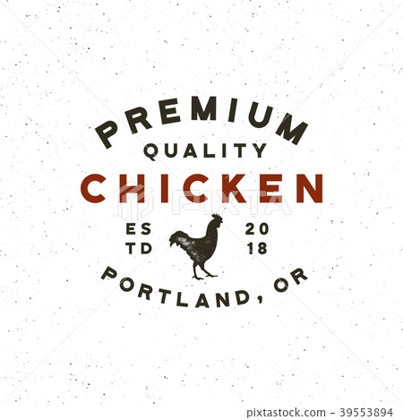 premium fresh chicken meat label. vector premium fresh chicken meat label. vector 39553894