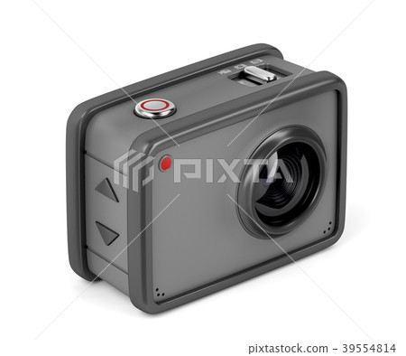 Action camera on white 39554814