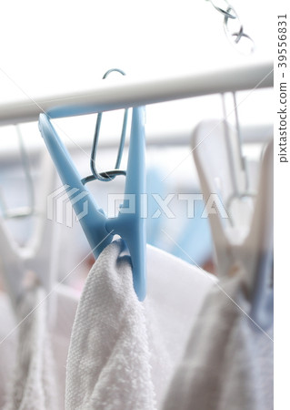 Washing (drying empty towel washing scissors laundry clothesline fashion clean work business) Washing (drying empty towel washing scissors laundry clothesline fashion clean work business) 39556831