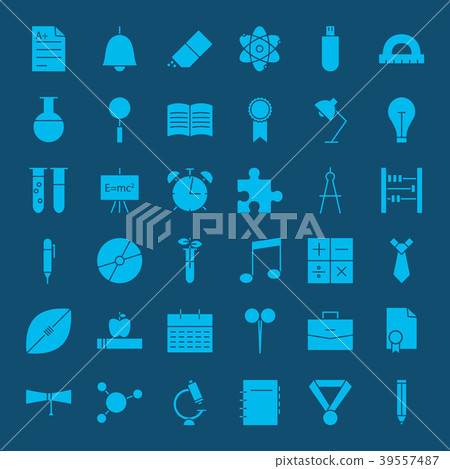 School Glyph Web Icons School Glyph Web Icons 39557487