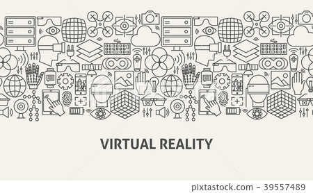 Virtual Reality Banner Concept 39557489