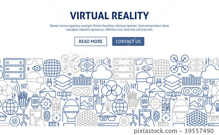 Virtual Reality Banner Design 39557490