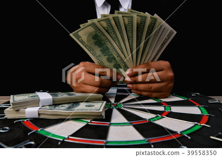 Finance Business Concepts. Lots of money on a black background. Finance Business Concepts. Lots of money on a black background. 39558350