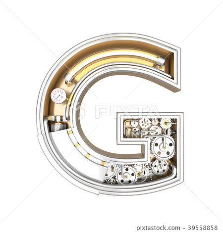 Mechanic alphabet ,letter G Mechanic alphabet ,letter G 39558858