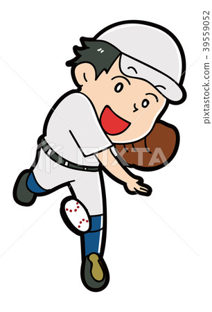 Pitcher illustration material 39559052