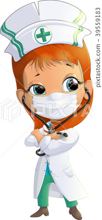 Woman Doctor cartoon Woman Doctor cartoon 39559183