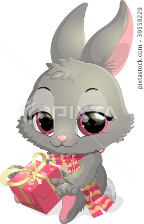 cute rabbit cartoon-圖庫插圖 [39559229] - pixta