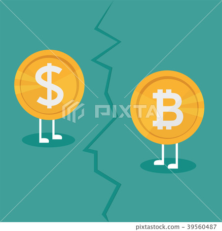 Real money vs Bitcoin virtual money. Crypto Real money vs Bitcoin virtual money. Crypto 39560487