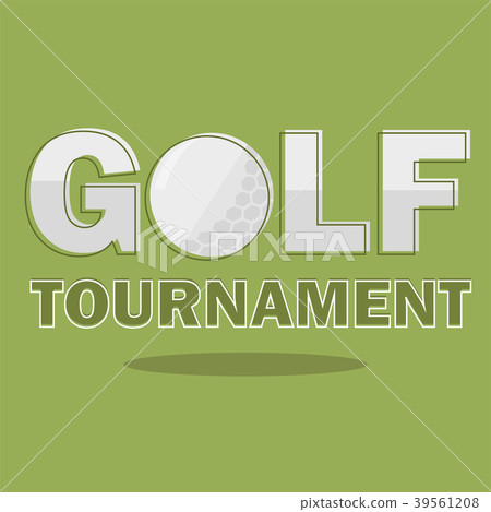 Golf tournament poster template. Flyer design Golf tournament poster template. Flyer design 39561208
