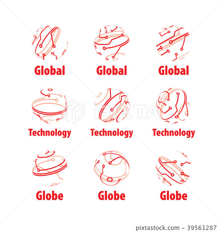 vector logo globe 39561287