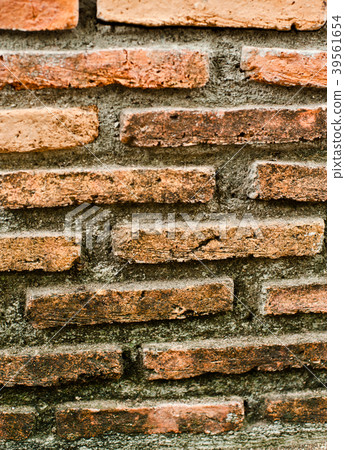 Old brick wall texture in a background image Old brick wall texture in a background image 39561654