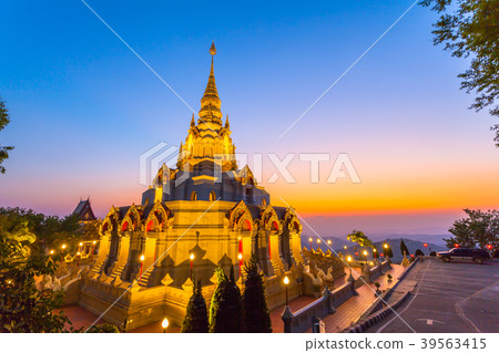 sunrise at wat Sunti Kiri on Measalong Chiang Rai 39563415