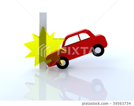 Traffic trouble Car accident 39563734