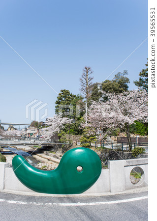 Tamasuko Onsen Hot Spring in the spring 39565531