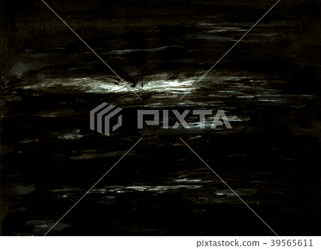 Watercolor black and white texture 39565611