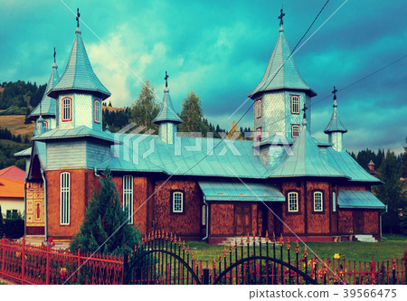 Wooden church in Carlibaba, Romania Wooden church in Carlibaba, Romania 39566475