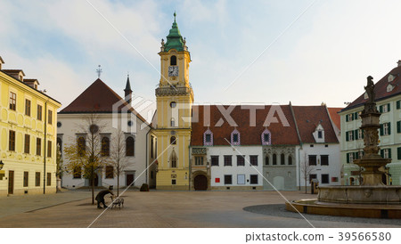 Main Square in Bratislava historic city center 39566580