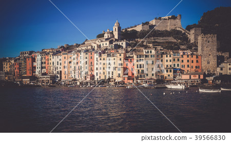 Picture of portovenere city La Spezia at sunny day Picture of portovenere city La Spezia at sunny day 39566830