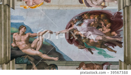 Ceiling of Sistine Chapel in Vatican City Ceiling of Sistine Chapel in Vatican City 39567388