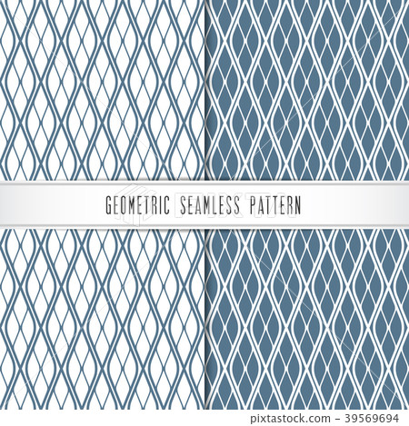 Vector geometric seamless pattern. 39569694