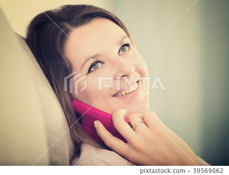 Woman using phone 39569862