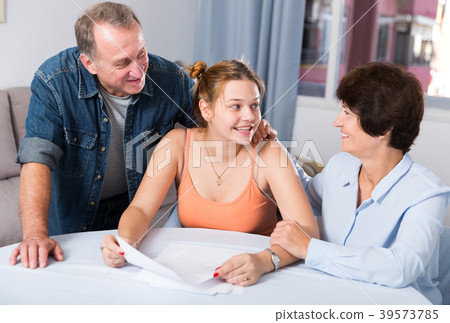 Female is singing contract with her parents Female is singing contract with her parents 39573785