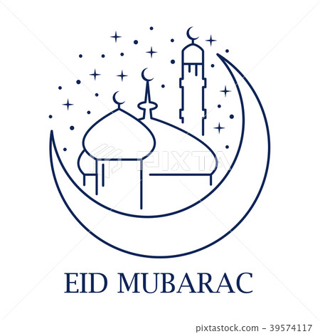 Eid Mubarak card 39574117
