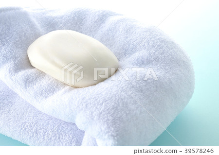 Towels and soap 39578246
