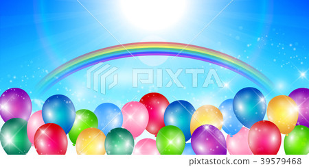 Balloons colorful light background Balloons colorful light background 39579468