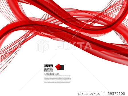 Red abstract wave background modern design - Stock Illustration ...