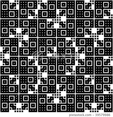 Seamless simple geometric pattern 39579986