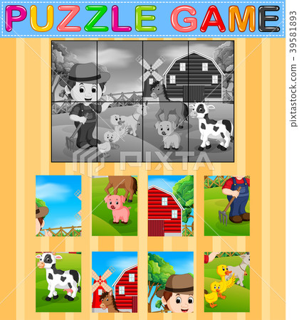 Jigsaw Puzzle Education Game  39581893