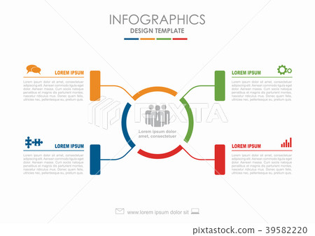 Infographic template. Vector illustration. Can be - Stock Illustration ...
