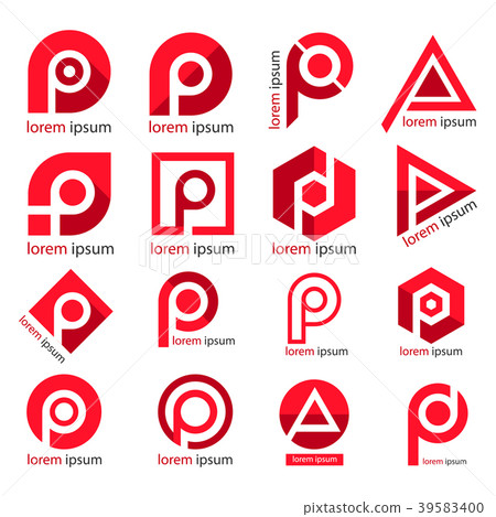 Letter P Logo. P Letter design, brand identity 39583400