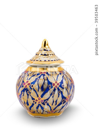 Old colorful thai porcelain 39583463