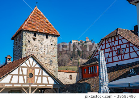 View of Stein Am Rhein with Hohenklingen Castle 39583496