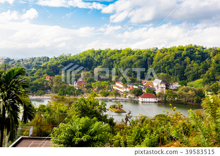 View of the Sacred Temple of Tooth Relic in Kandy 39583515
