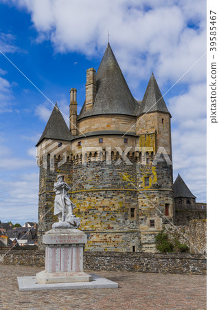 Castle of Vitre in Brittany - France Castle of Vitre in Brittany - France 39585467