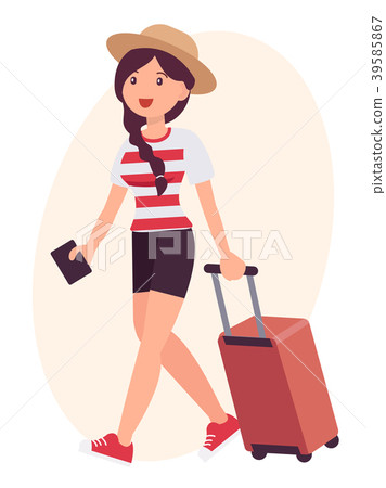 Cartoon character vector design female woman girl Cartoon character vector design female woman girl 39585867