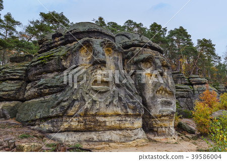 Sculptures Devil's heads in Czech republic 39586004