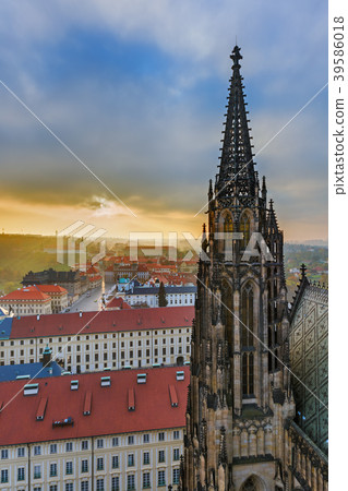 Saint Vitus cathedral in Prague - Czech Republic Saint Vitus cathedral in Prague - Czech Republic 39586018