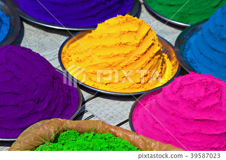 Indian colorful powder Indian colorful powder 39587023